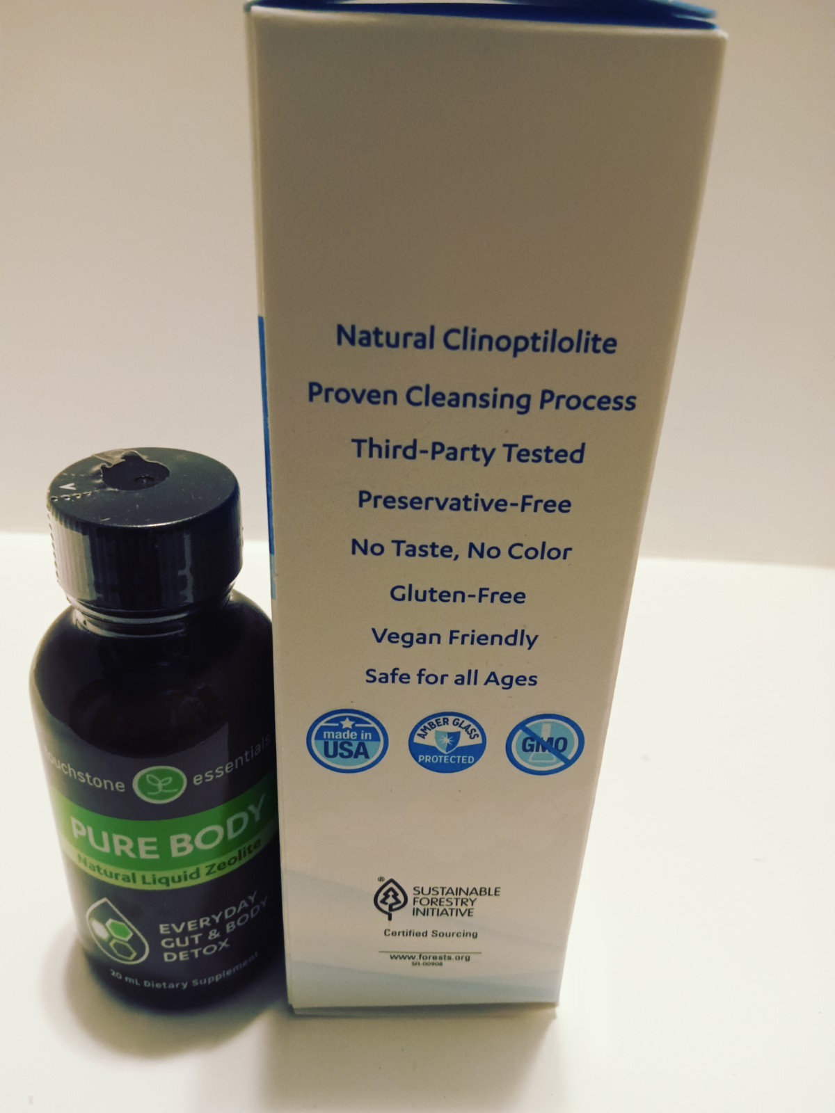 Touchstone Essentials Pure Body Extra Natural Zeolite | 2 Packages | FREE SHIP