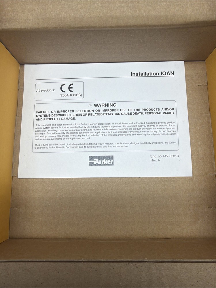 Parker IQAN-MC43 Bypass Module 20085113 Electronic Control Module