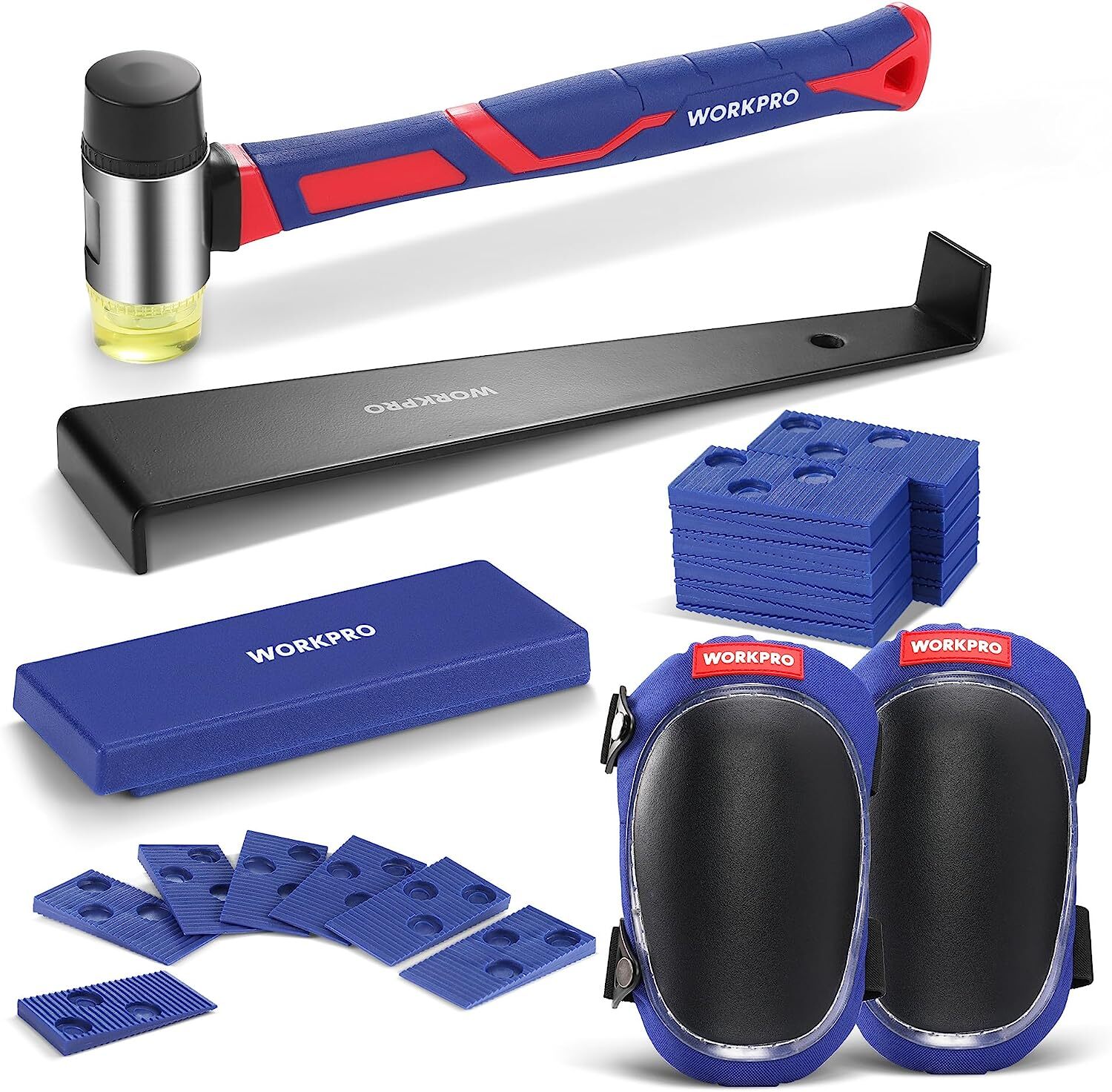 WORKPRO 13" Flooring Cutter with Flooring Installation Tool Kit Multi-layer NEW