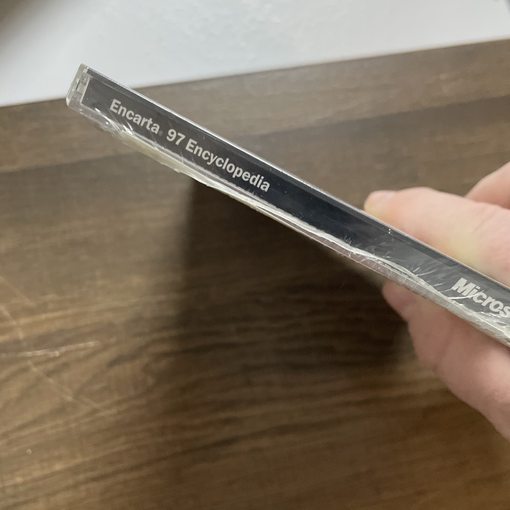 Microsoft Encarta 1997 97 Encyclopedia Version 1.0 Auth. New Sealed CD Rom Disk