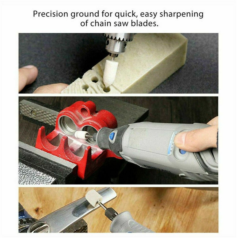 20pcs Wool Felt Polishing Bits Buffing Pads Tips Rotary Tool for Grinder Bit Kit