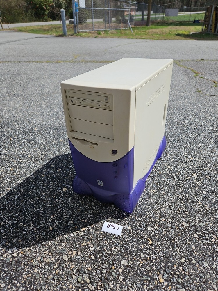 Vintage 1990s PC CPU Computer Translucent Case 89 S7