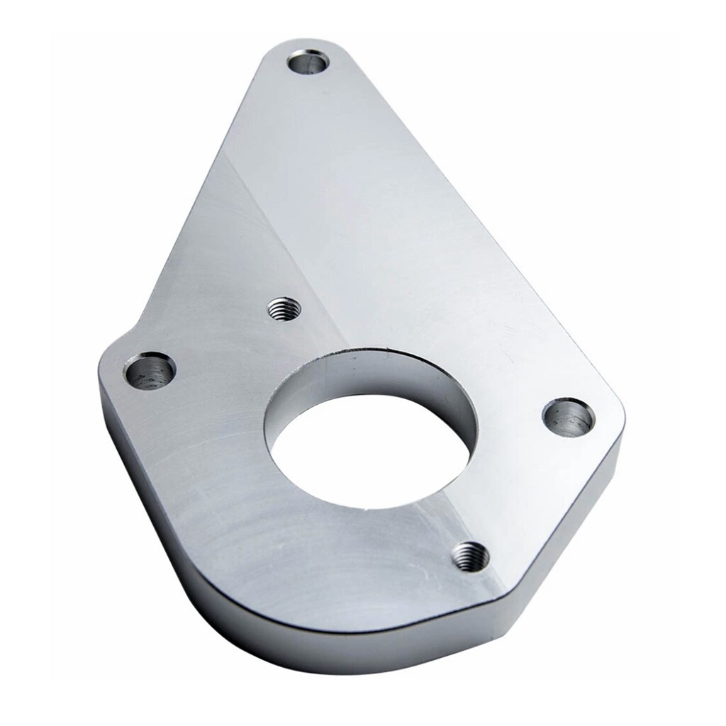 Silver Low Mount Alternator Power Steering Pump Bracket Fit for LS Camaro /Truck