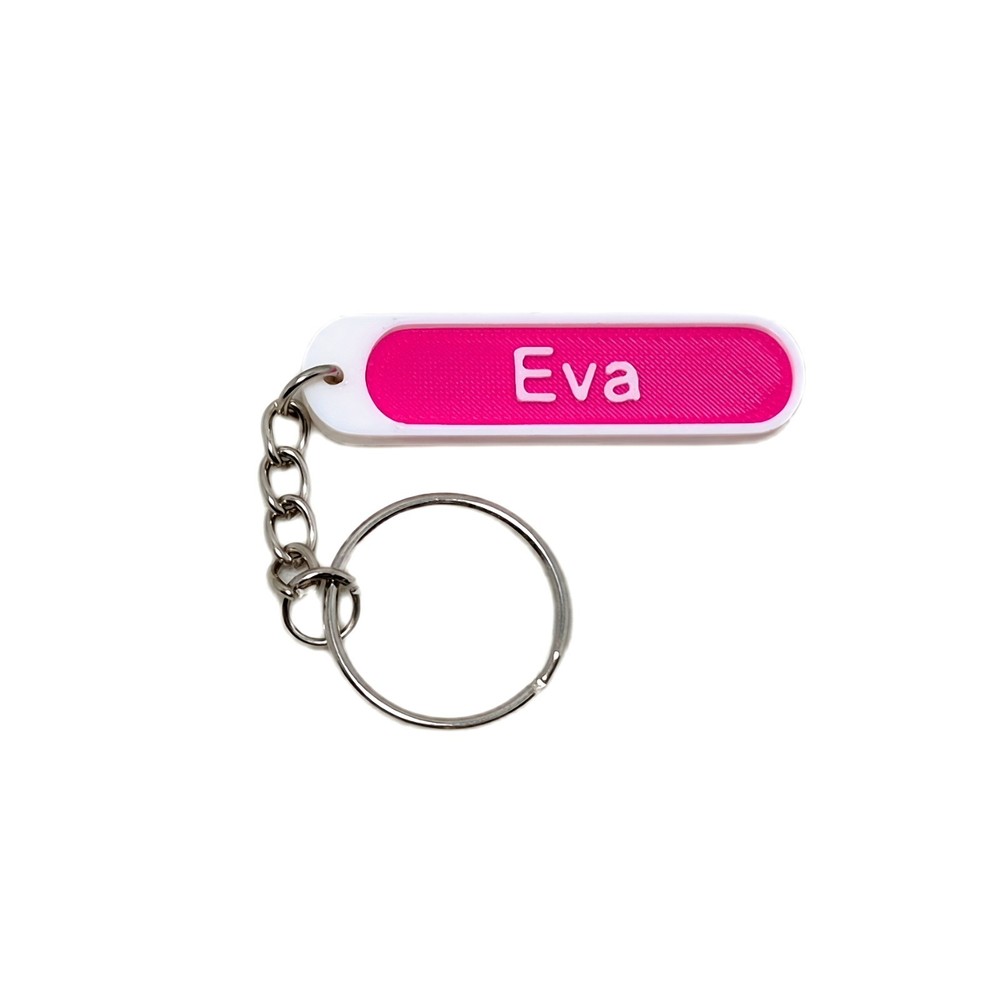 Custom Name 3D Printed Keychain | Personalized Backpack Accessory | Any Color