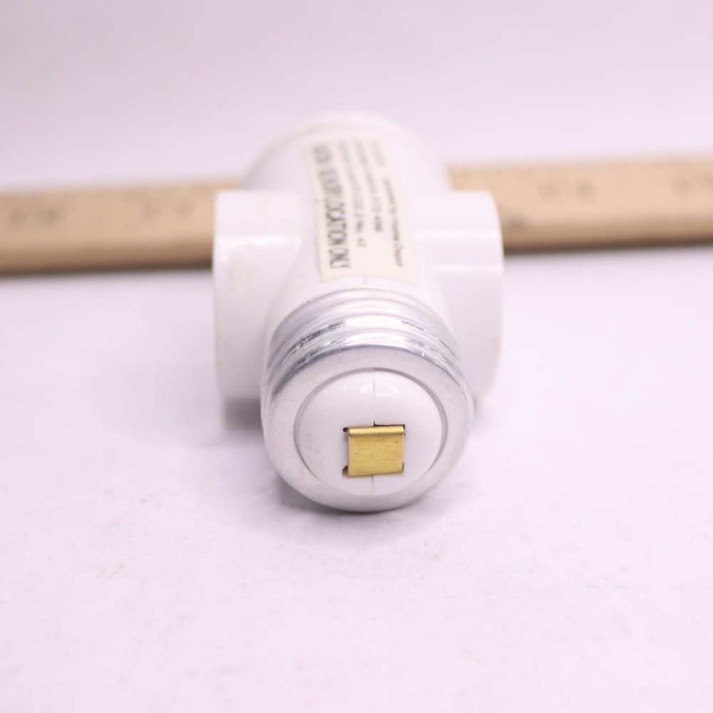 Light Bulb Socket Adapter White 2-Outlet
