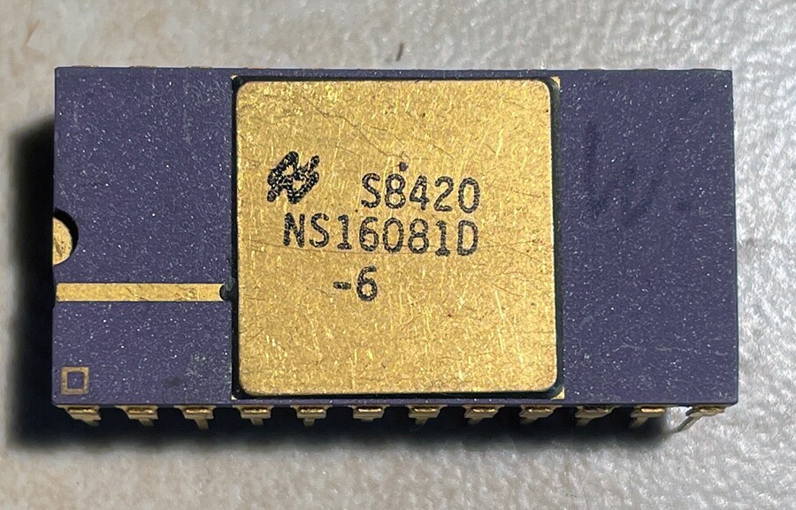 National NS16081D Floating Point Unit