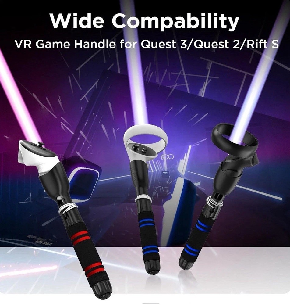 YOGES Handle Attachments Compatible with Oculus For VR OPENED NEVER USED