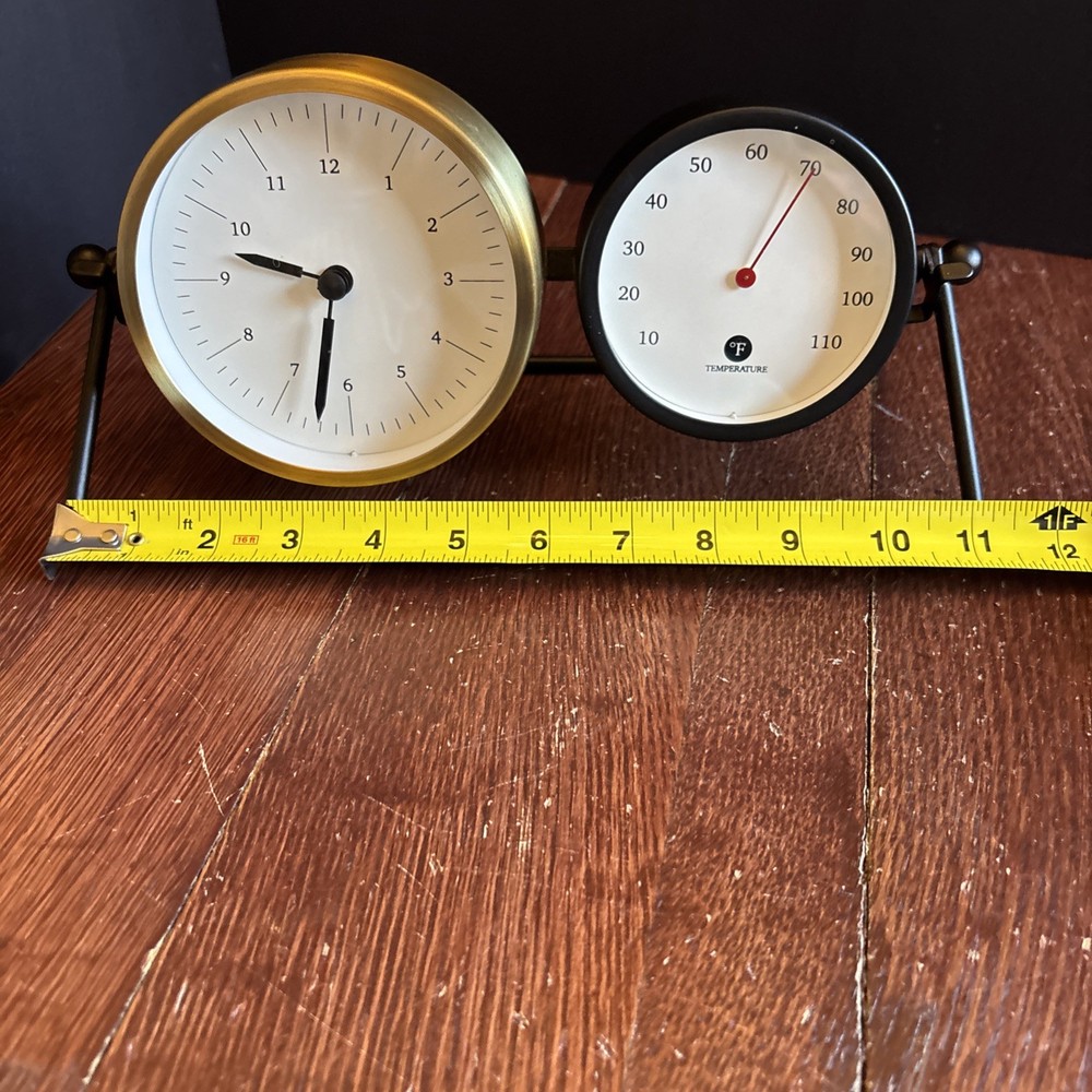 Magnolia – Hearth & Hand Desktop Clock And Temperature Decor - Tested-