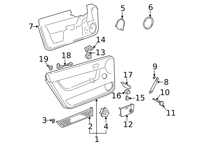 Genuine Audi Pull Handle Bolt N-909-152-01