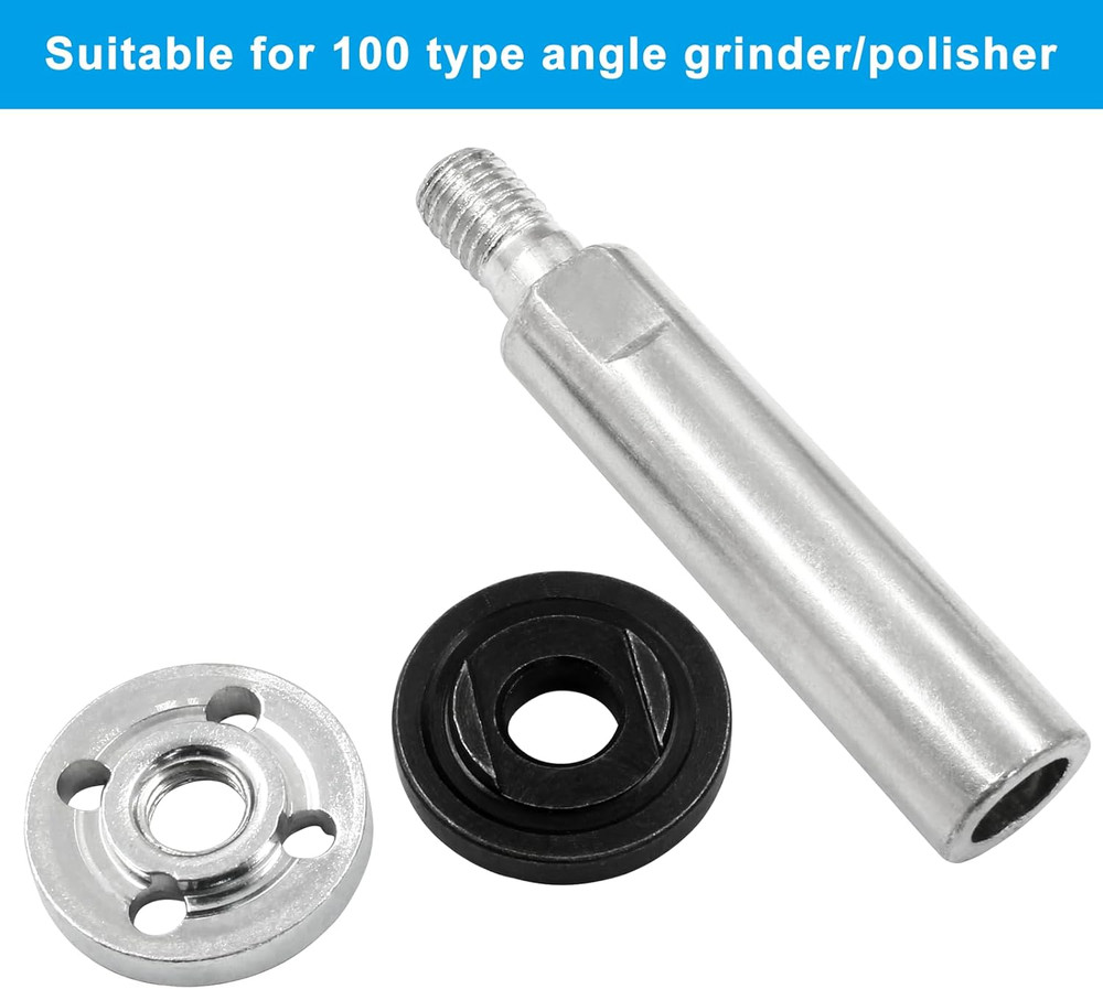 2 Sets Angle Grinder Extension Shaft Set, M10 Thread Angle Grinder Extension ...