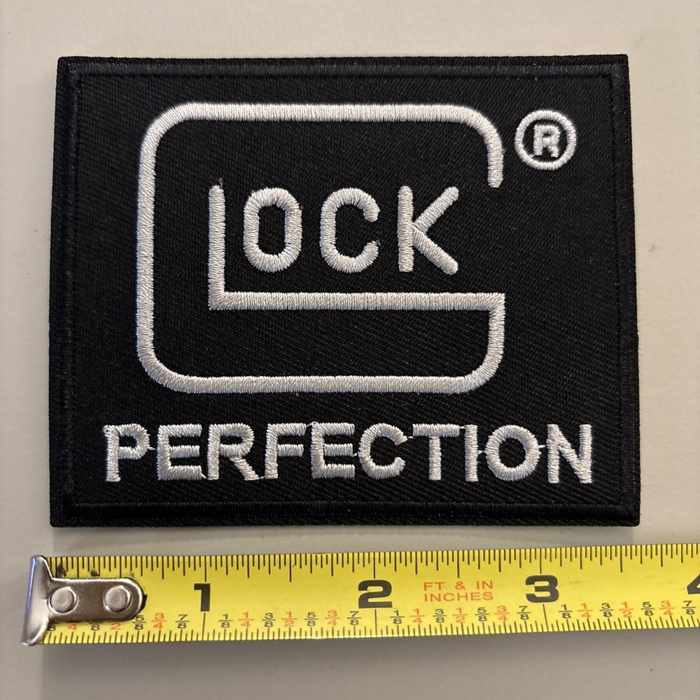 Glock Perfection (Embroidered Iron on patch) Firearm