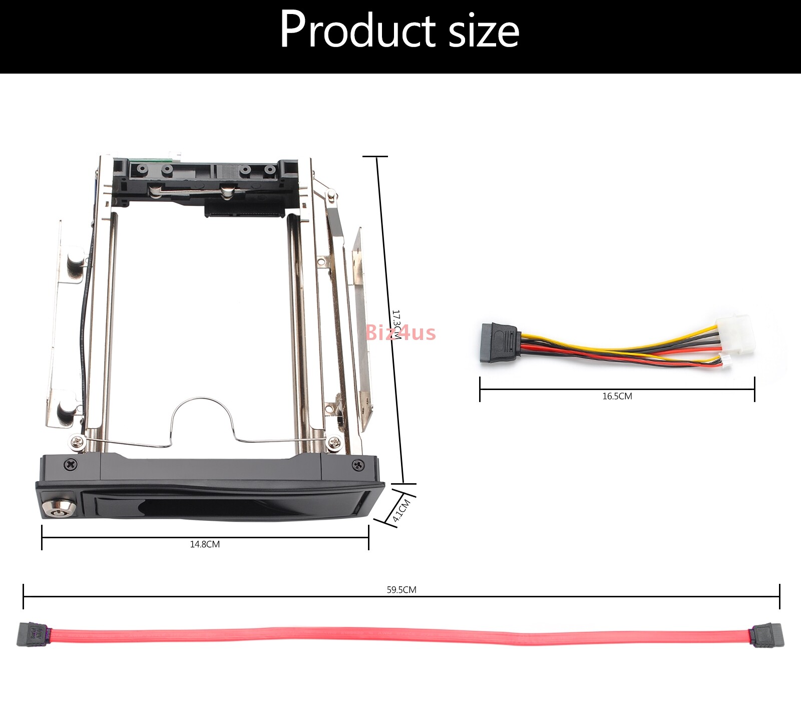 5.25" Optical Bay to 3.5" Drive HDD SSD Internal Mobile Rack Hot Swap Enclosure