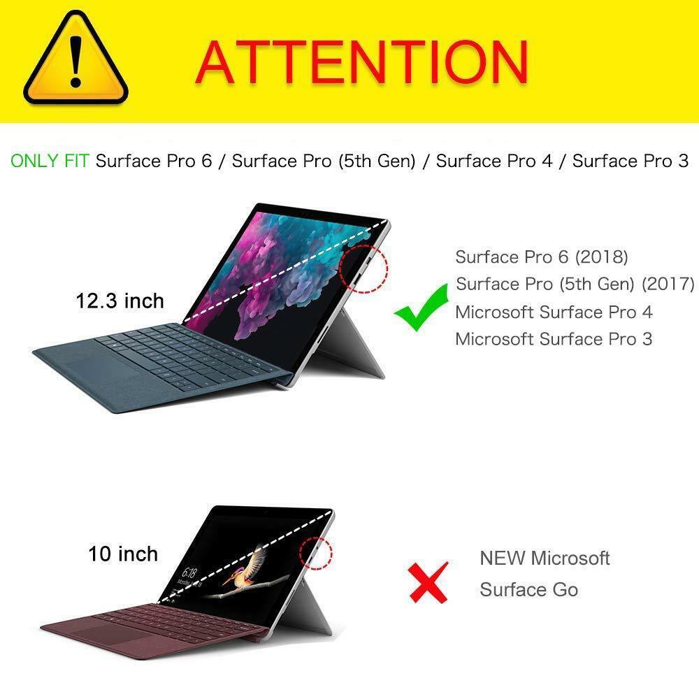 Case For Surface Pro 7 Plus / Pro 6 / Surface Pro 2017 / Pro 4 Folio Stand Cover