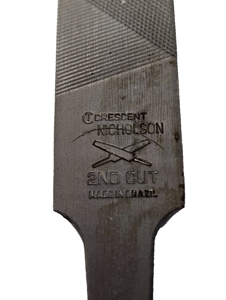 04828N Nicholson 6" Half Round Second Cut Double Cut