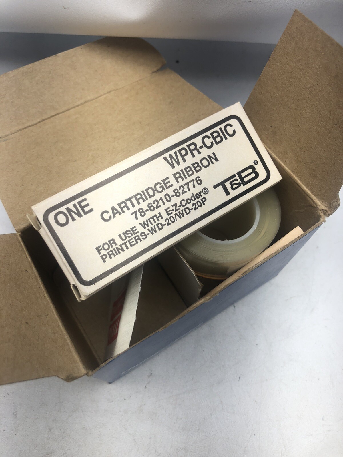 NEW WPR-125A E-Z-CODER WIRE MARKER ROLL FOR WD-20P OR WD-25P 500 COUNT ROLL