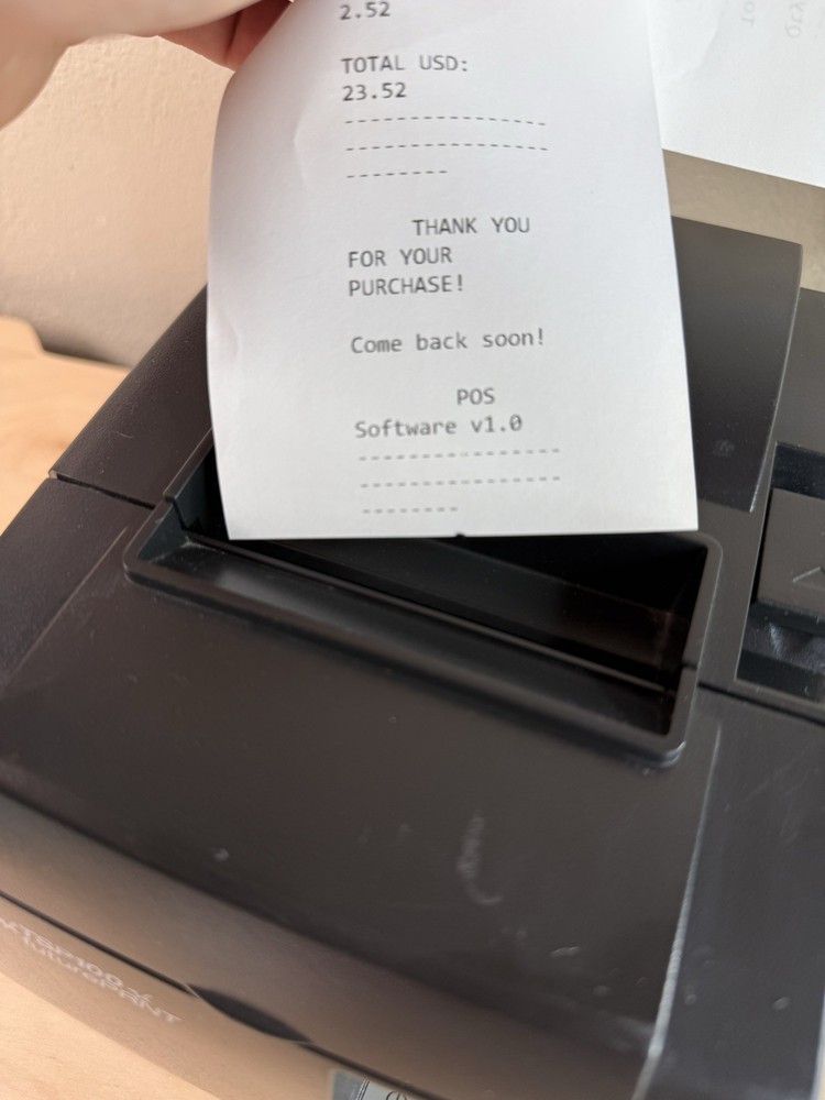 Star Micronics TSP100 futurePRNT Thermal POS Receipt Printer