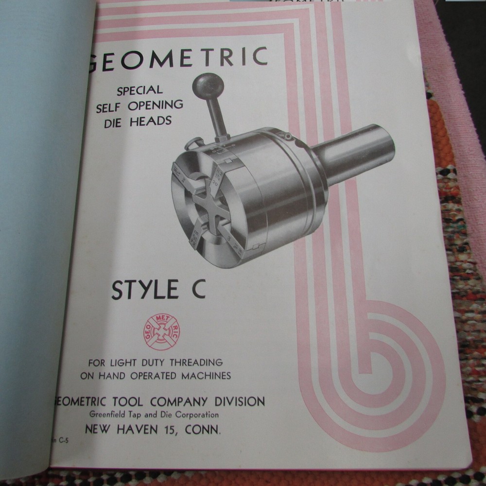 Geometric Tool Company Bulletins 1950's