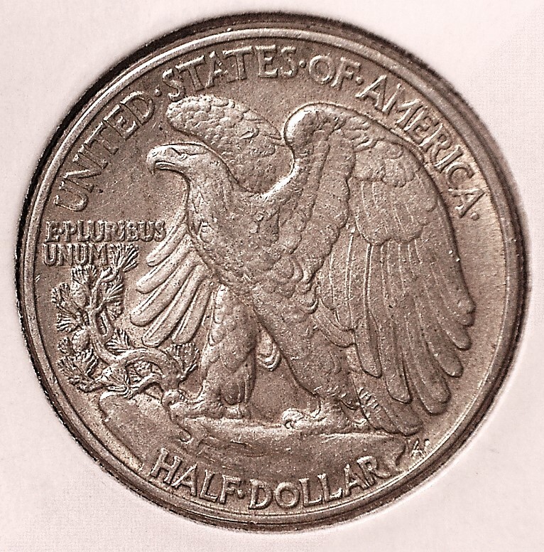 1944 Walking Liberty Half Dollar, UNC #2642