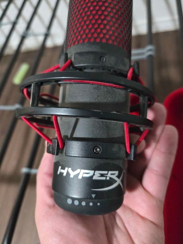 HyperX QuadCast USB Condenser Gaming Microphone Red