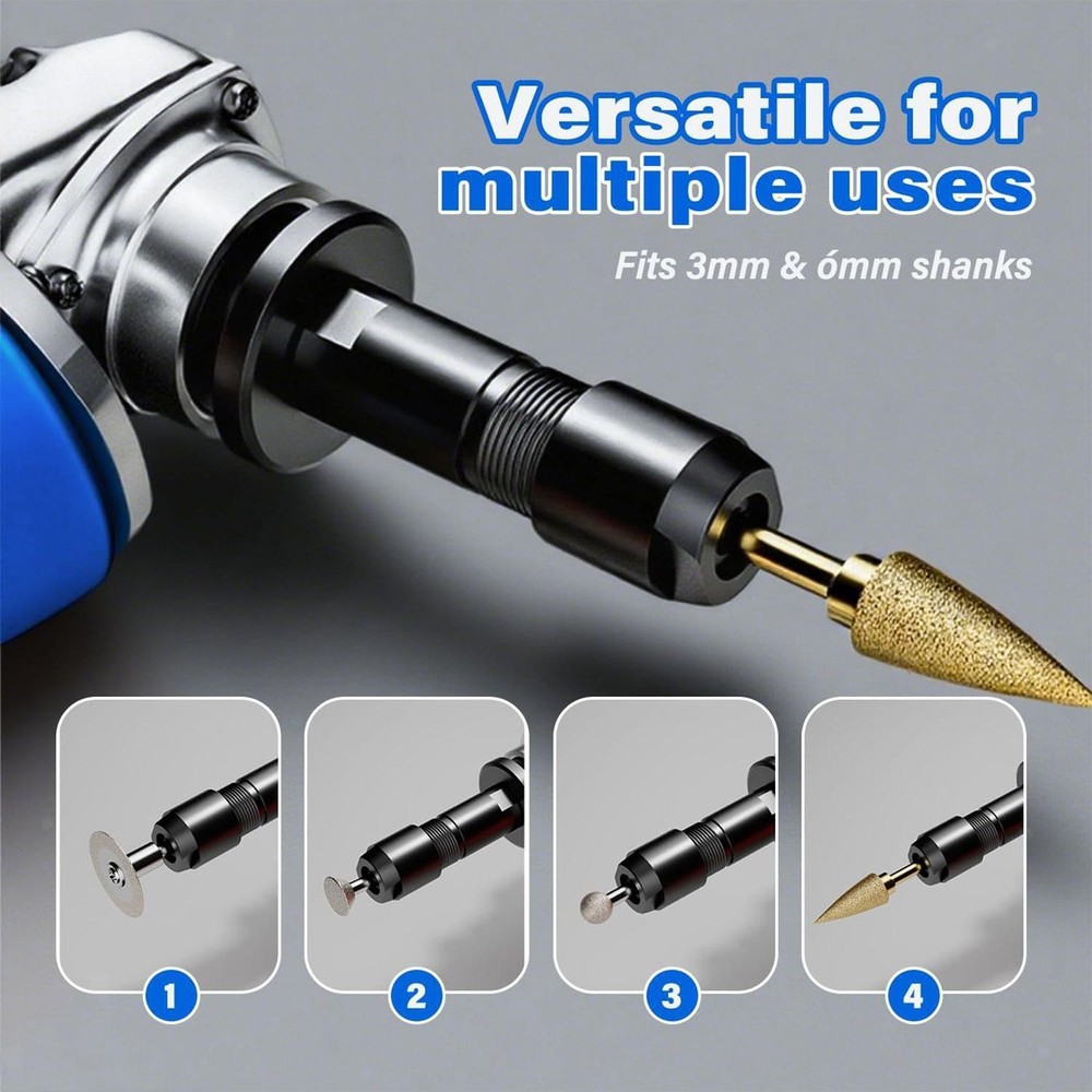 4X Angle Grinder Adapter Converter for Home DIY Projects Thread Cutting Cutting