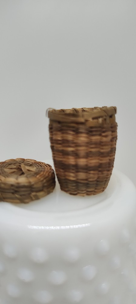 Antique Thimble Basket