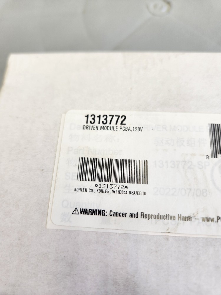Kohler Driver Module PCBA, 120 V, 1313772