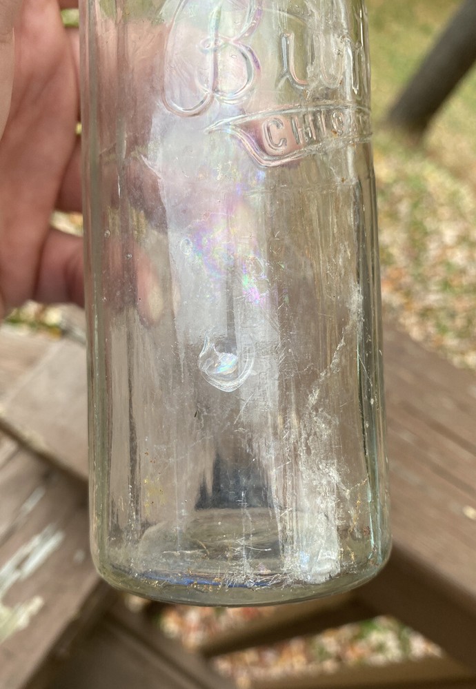 Bunte, Chicago, IL Clear Candy Jar Illinois