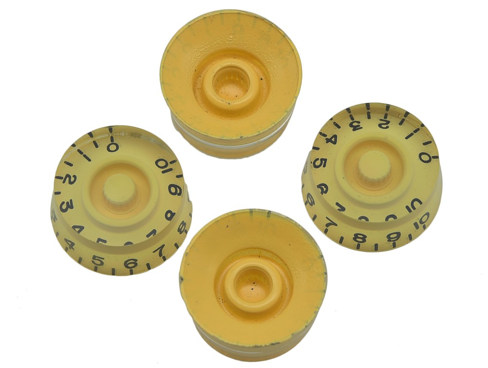 4 Pcs LP Speed Knobs Control Knobs Vintage Cream Fits Les Paul Guitar