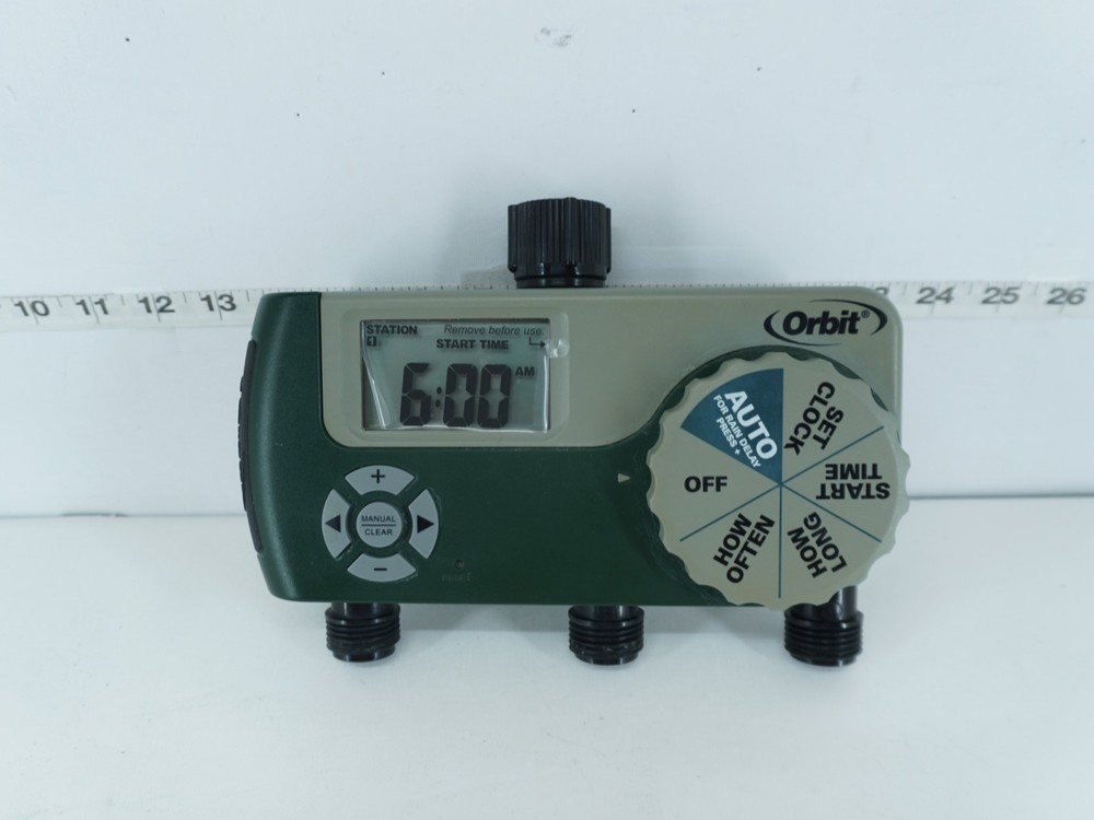 *PARTS ONLY* BUNDLE 3 ORBIT 56082 PROGRAMMABLE DIGITAL HOSE WATER TIMER