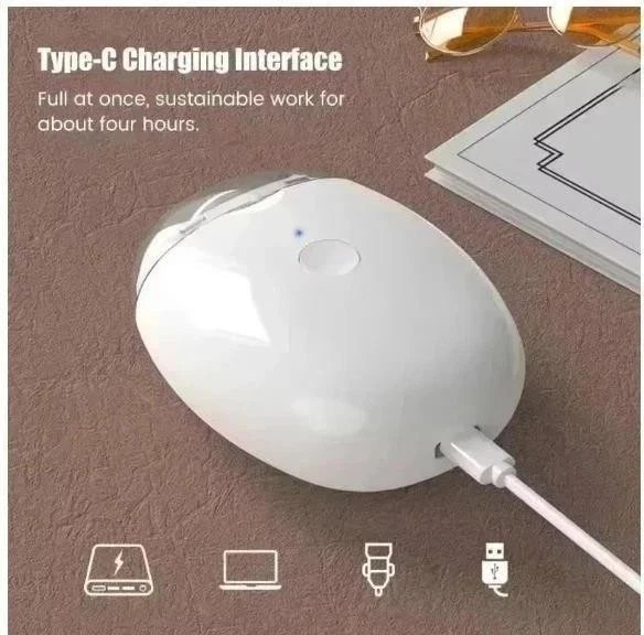 Electric Nail Grinder Automatic LED Light Trimmer Toe Cutter Usb Rechargeable