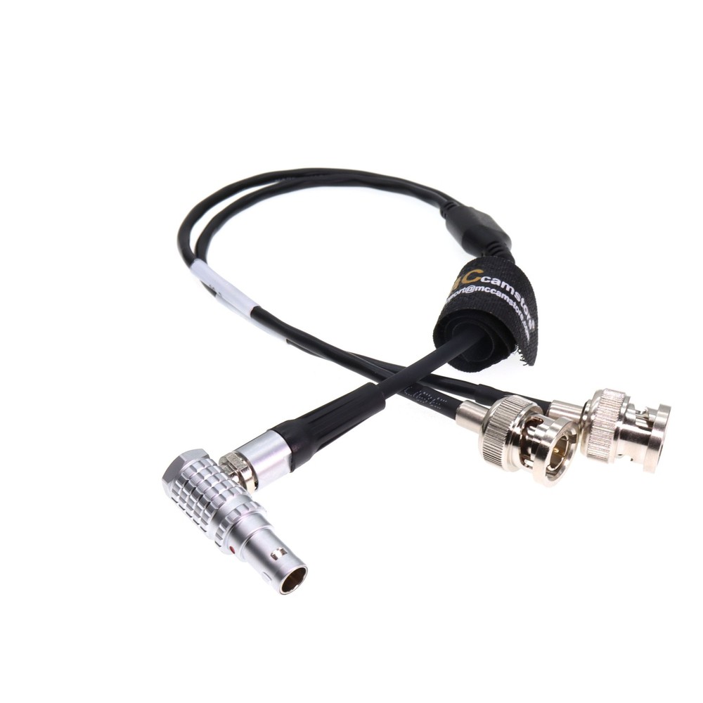 TIME Code Input Output Cable for Sound Devices XL-LB2 Angle 5 Pin to BNC Timecod