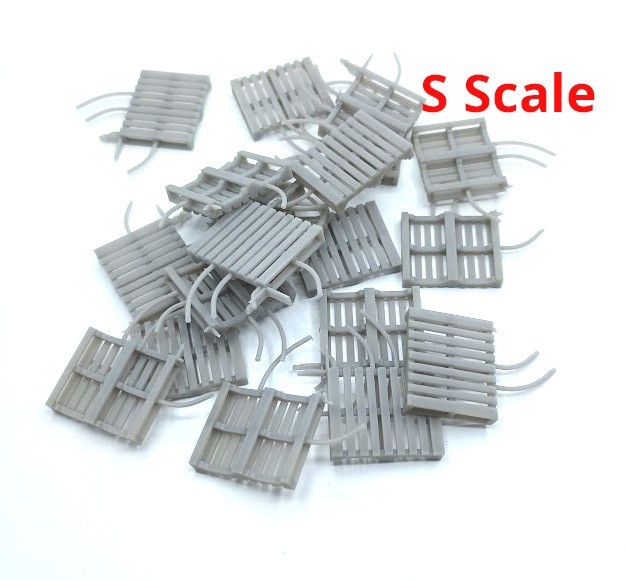 S Scale Pallets 20pcs