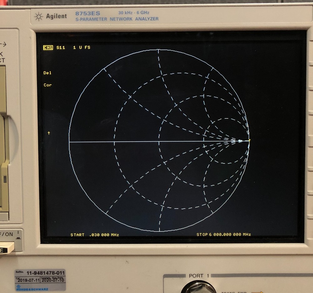 Agilent 8753ES, S-Parameter Network Analyzer, 30kHz-6GHz, OPT: 006 & 010 #