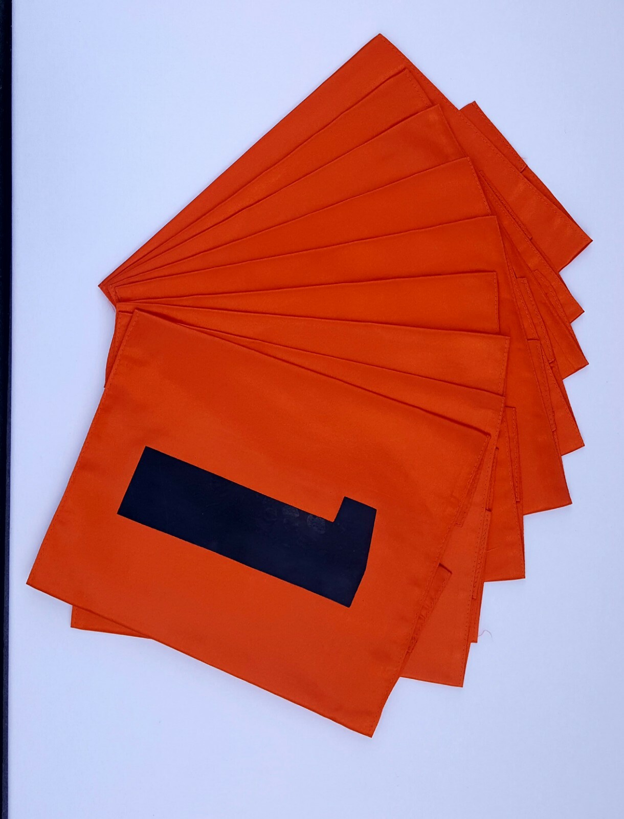 Golf Course Numbered Flags Size 12x18 Inch Set Of 18 PCS