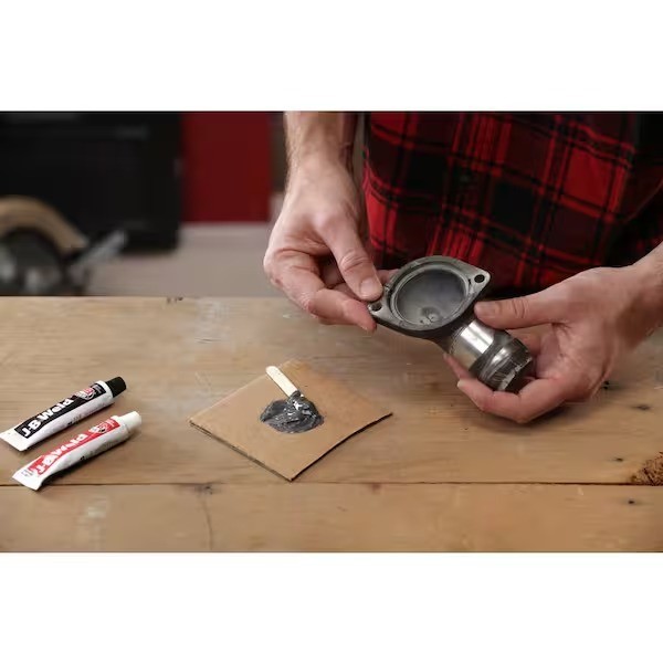 Strongest Metal Steel Aluminum Bond Adhesive Cold Weld Reinforced Epoxy Glue 2oz