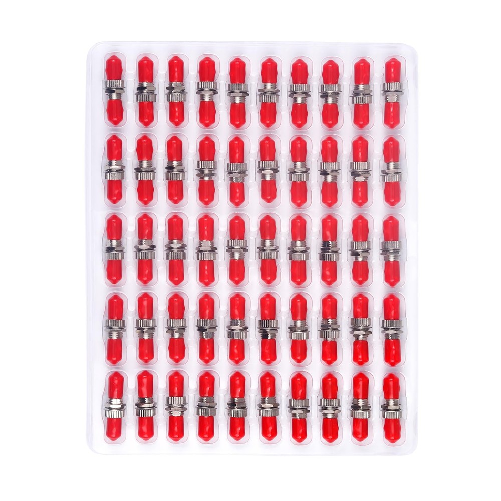 -50pcs ST Simplex Coupler ST to ST Simplex Singlemode Coupler ST to ST Bulkhe