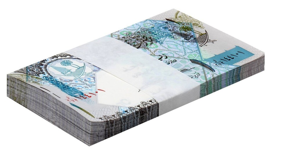 Qatar 1 Riyal, 2008 ND, P-28a.2, UNC X 100 PCS Bundle Pack
