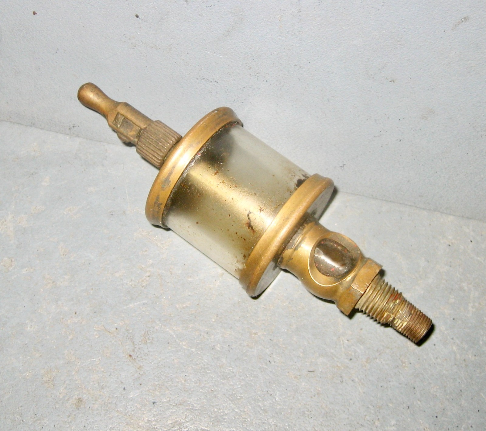 Lunkenheimer Brass Drip Oiler No. 1-1/2, Figure 1300 Sentinel, Hit & Miss Engine