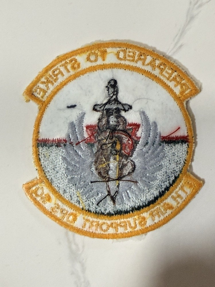 Original USAF 7th Air Support Operations Squadron - “PREPARED TO STRIKE” Patch