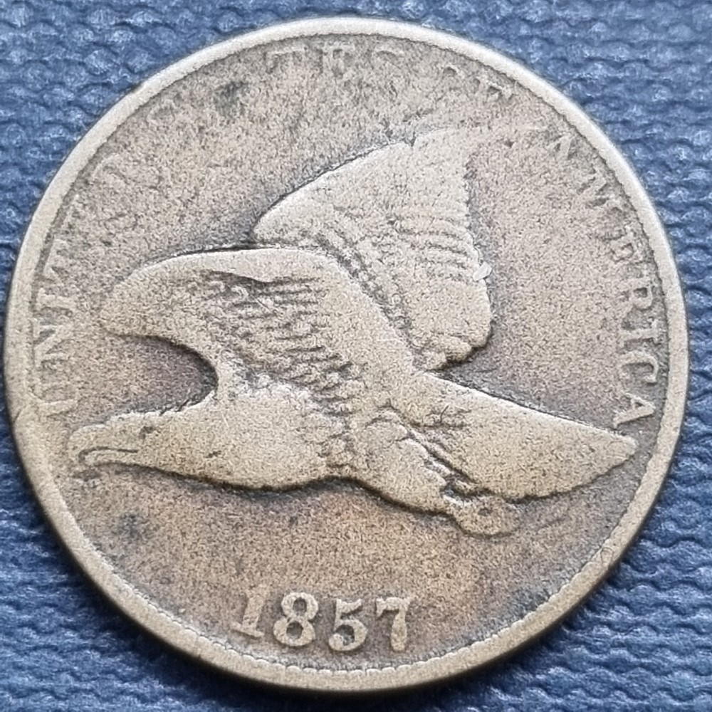 1857 Flying Eagle Cent 1c Penny Better Grade #92624
