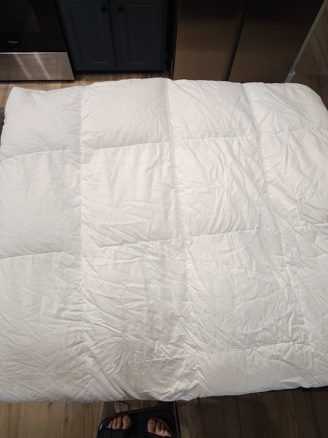 Parachute King/Cal King Lightweight Down Quilt/Duvet Insert
