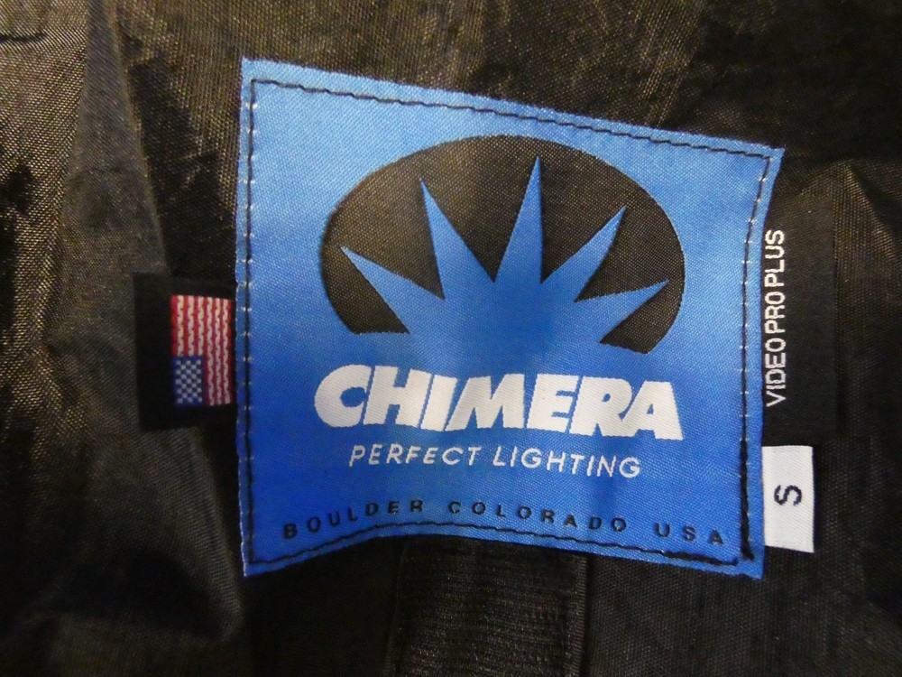 Chimera Video Pro Plus Softbox Size Small w/4 Rods, Case (has rip on diffuser)