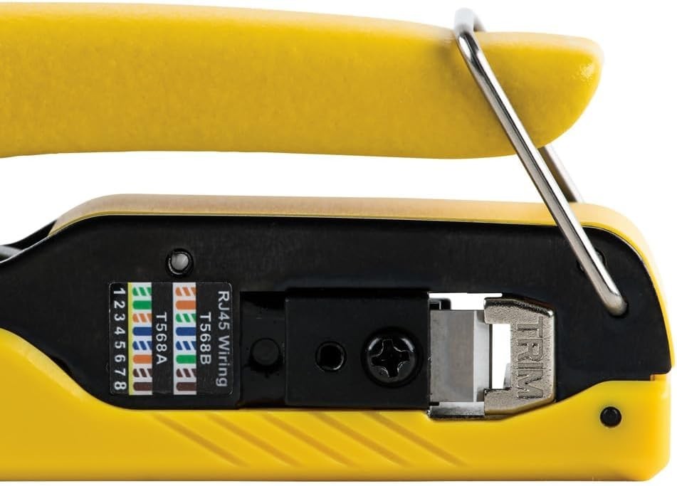 Ethernet Cable Tester and Crimper Kit, Pass-Thru Technology, Includes Connectors