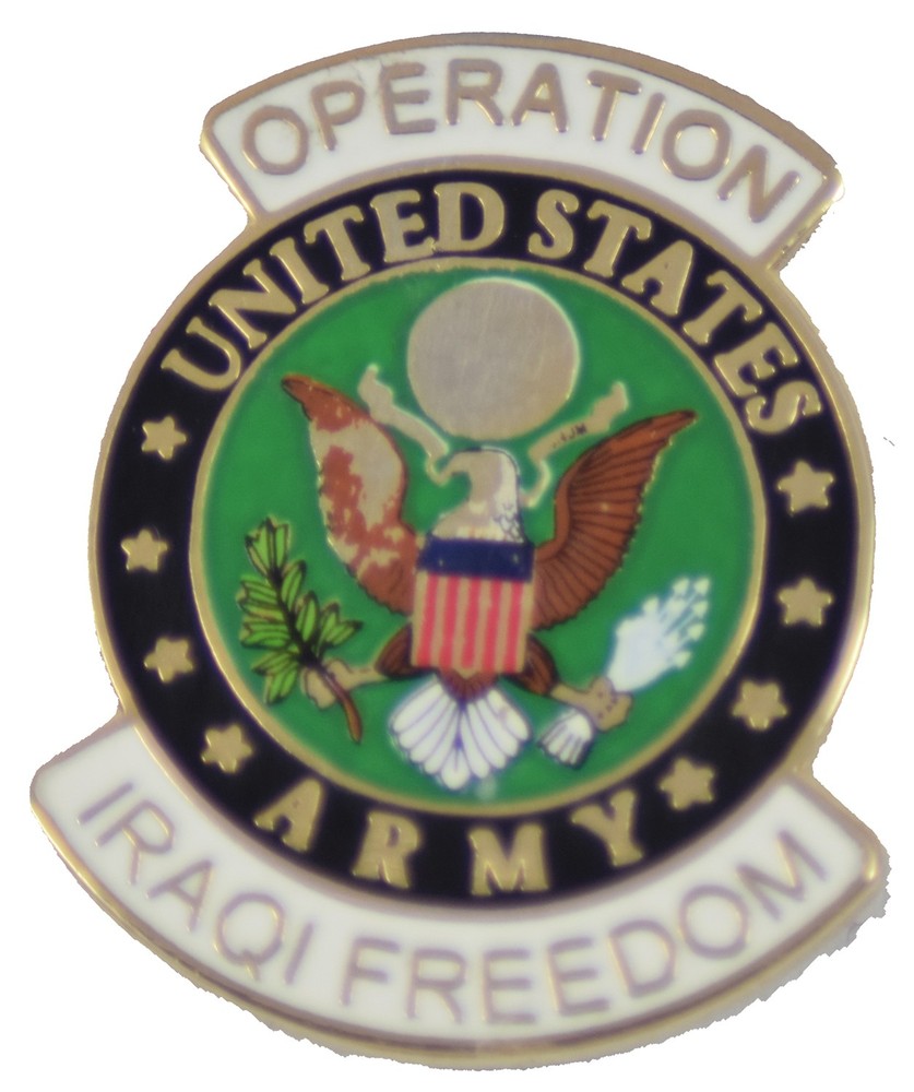 Iraq Army Pin