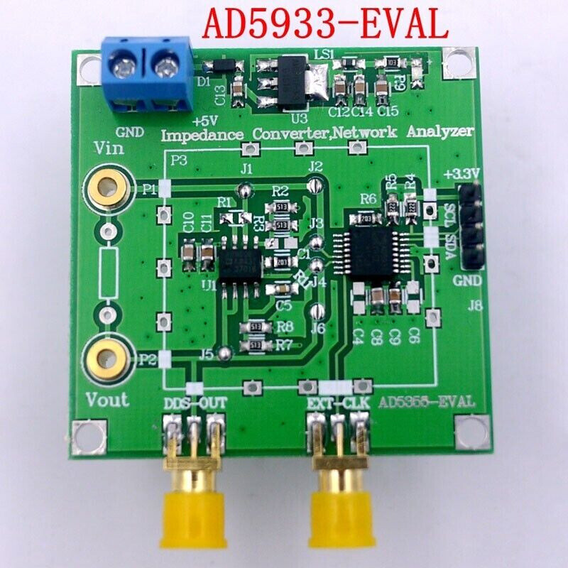 AD5933 Impedance Converter & Network Analyzer Module +1M Sampling Rate & 12Bit