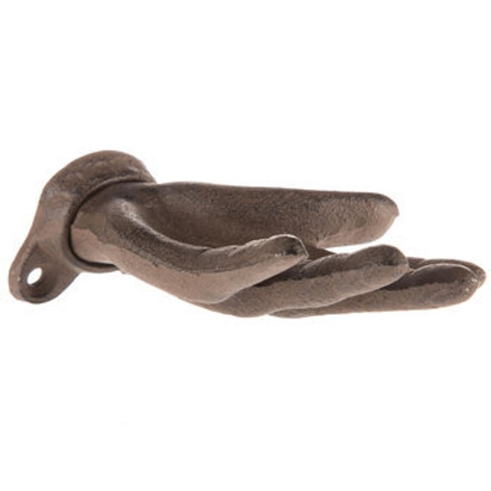 Cast Iron Hand Barn sliding Door Handle Pull closet Decor Knob cabinet hardware