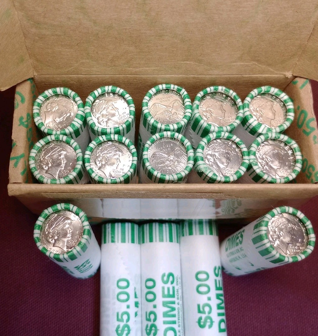 2026 P SemiQ Dual Date Dime Roll (1)Original Bank Wrapped Roll