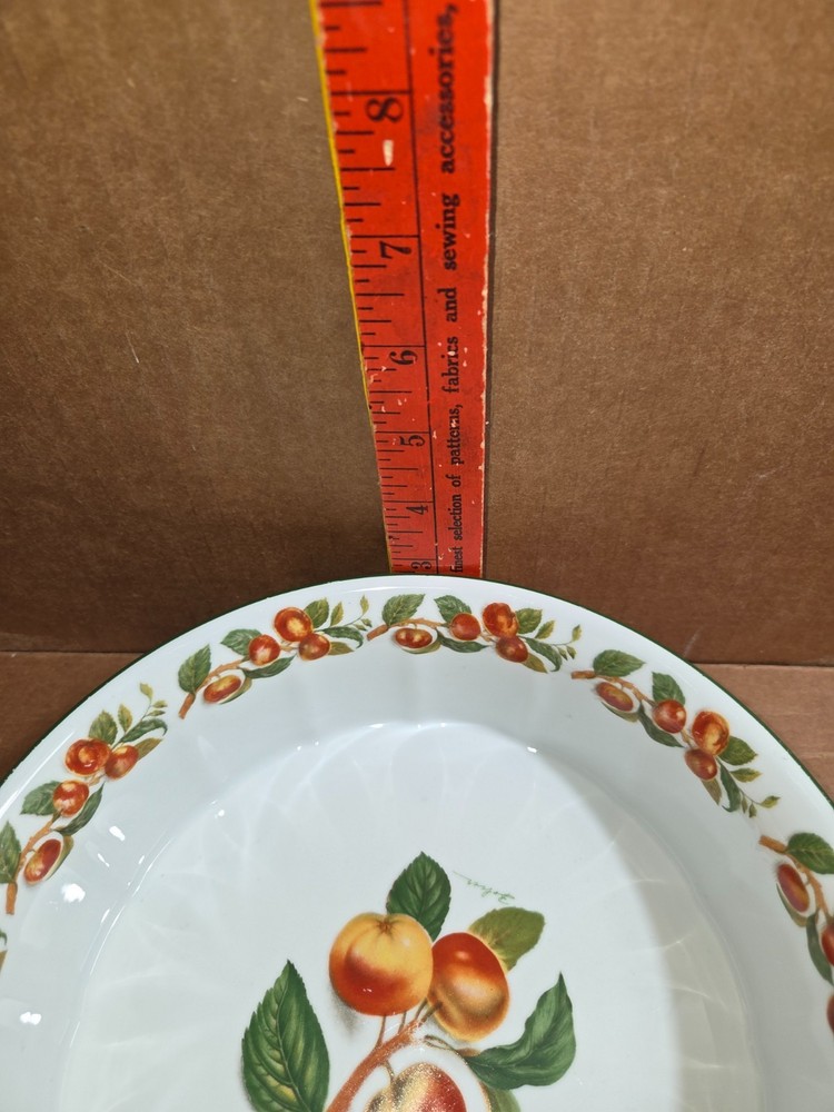 Dish Baking Linea Strauss Belver Fruit Pattern 8.75"
