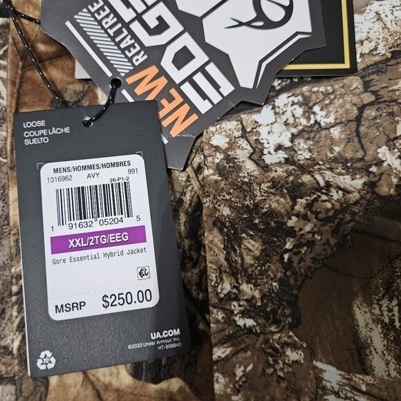 Under Armour Real Tree Gore-Tex Jacket Size XXL