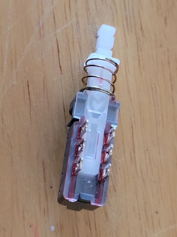 4pcs - E-Switch Latching Switch 6 Pin Service Switch